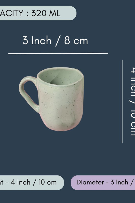 Green Wavy Mug