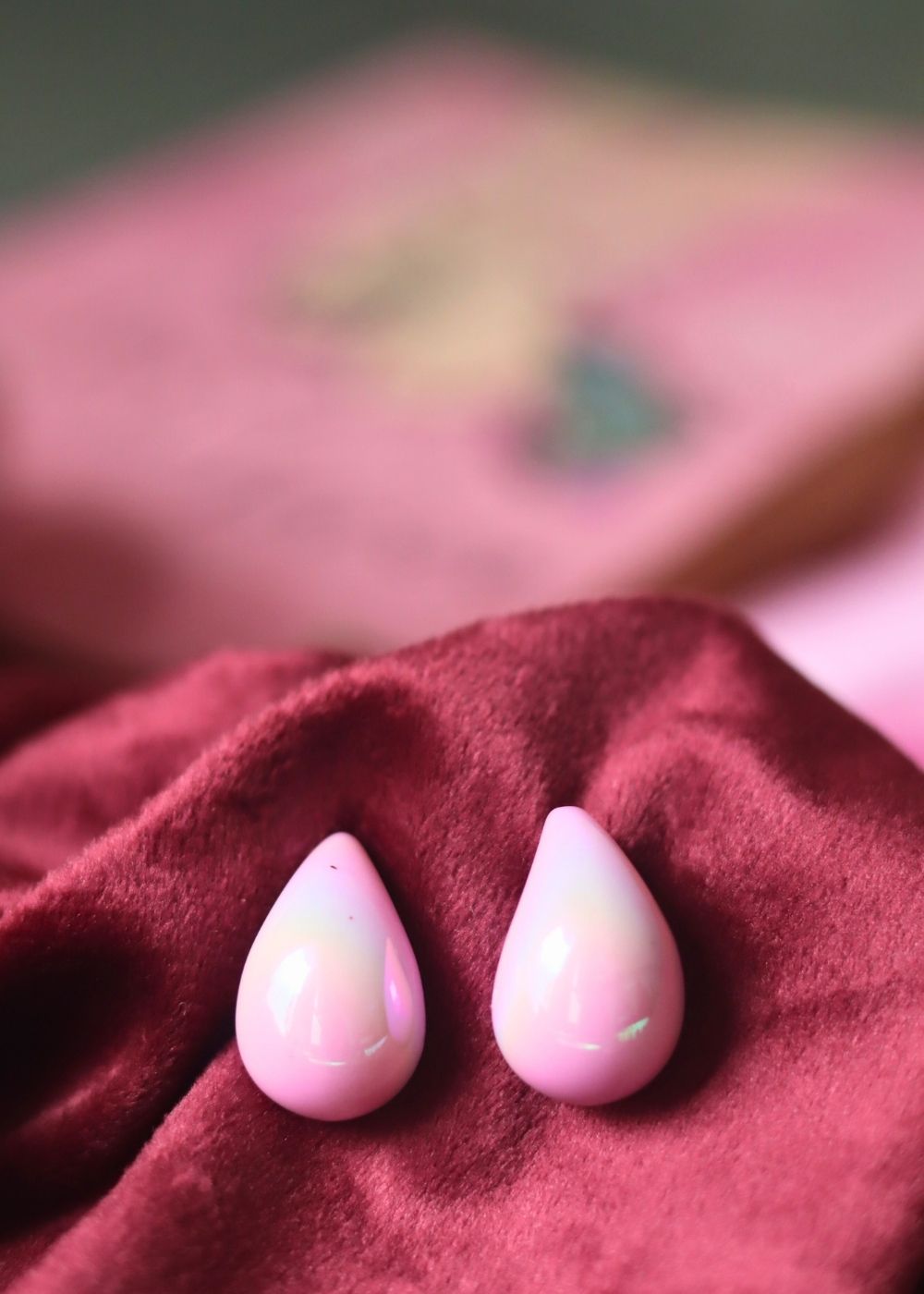 Waterdrop Earrings - Pink made with premium quality material