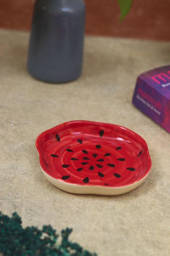 Watermelon Handmade Dessert Plate with premium quality material