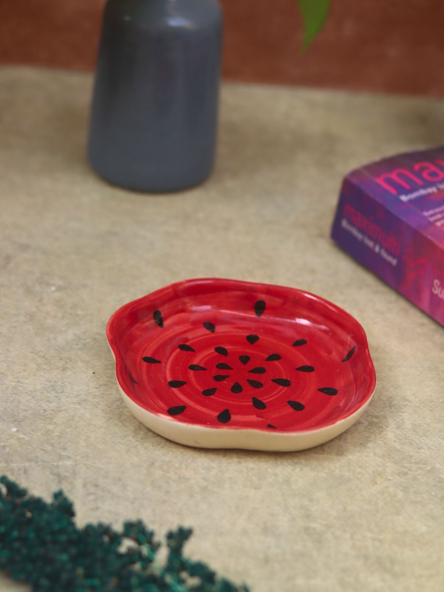 Watermelon Handmade Dessert Plate with premium quality material