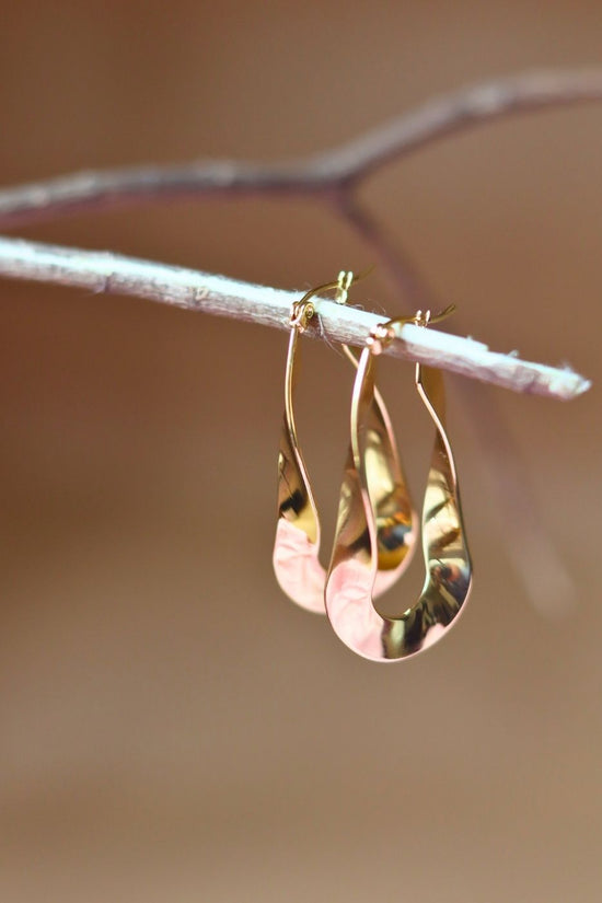 Nova Metal Hoops handmade in India