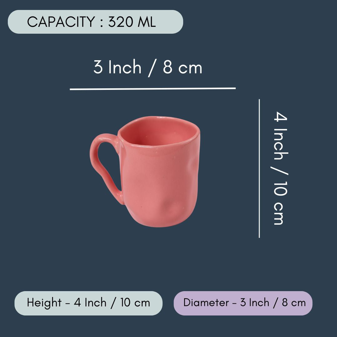 Pink Wavy Mug