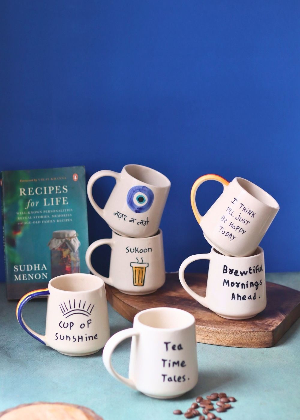 Set of 6 (Quoted Mugs) for the price of 5 with premium quality material