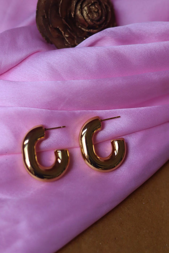 Hypoallergic Chunky U-Shaped Earrings