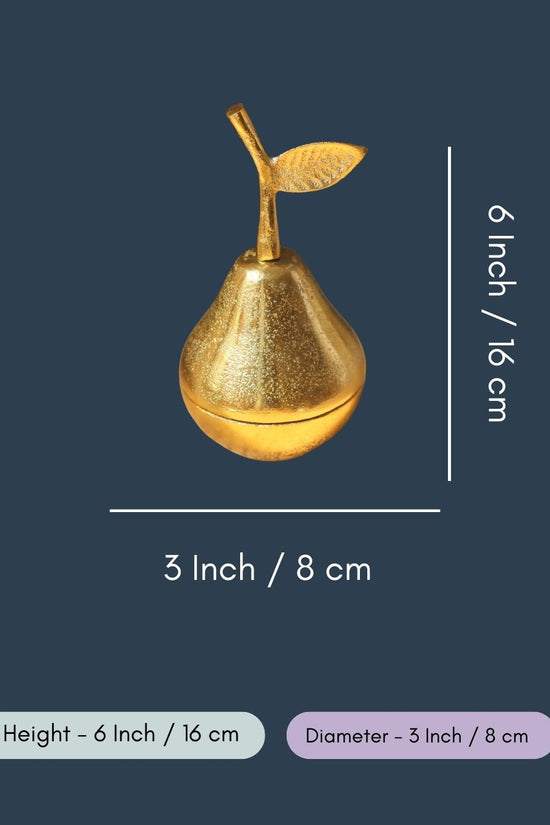 Amber Pear Jar