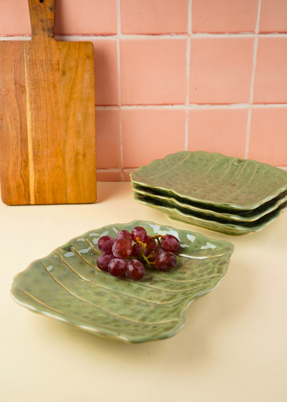 nature's green color platter 