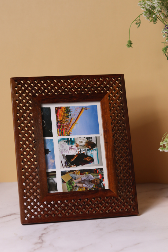 Jharokha wooden photo frame 