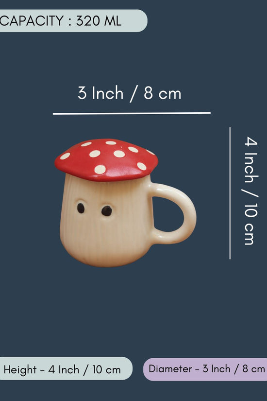 Mushroom Mug With lid