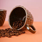 brown diamond mug with premium brown color