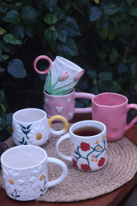 Handmade Set of 6 Sunrise Serenity Mugs (for the price of 5)