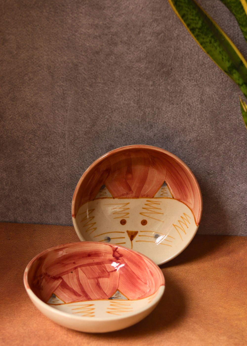 Handmade ceramic breakfast bowl