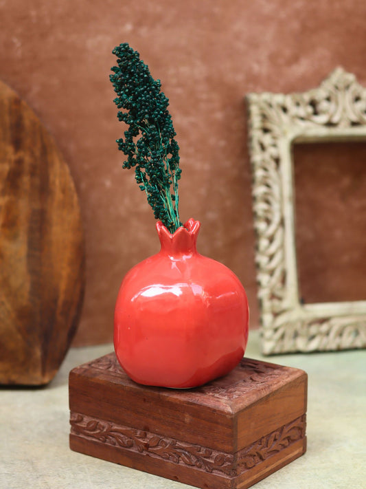 handmade Anar Vase -  Red