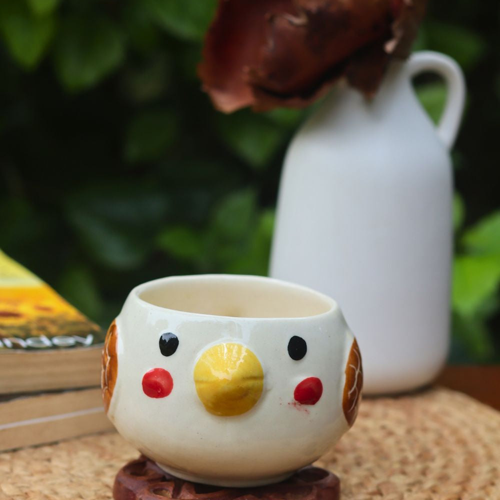 Birdie Mug made by ceramic