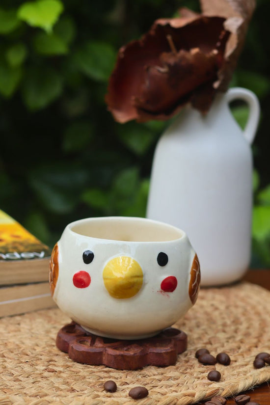 Birdie Mug made by ceramic