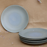 Handmade ceramic dinner plates set of 6
