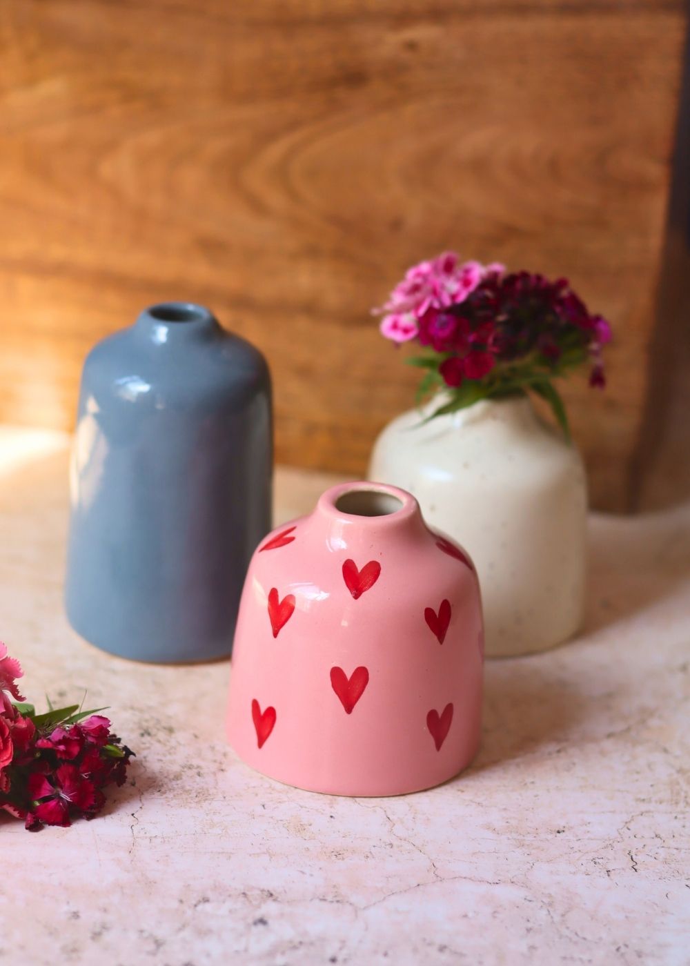 Handmade Set of 3 - Everbloom Bud Vases