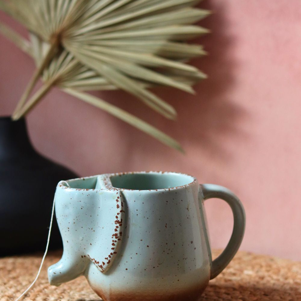 ele mug made by ceramic 