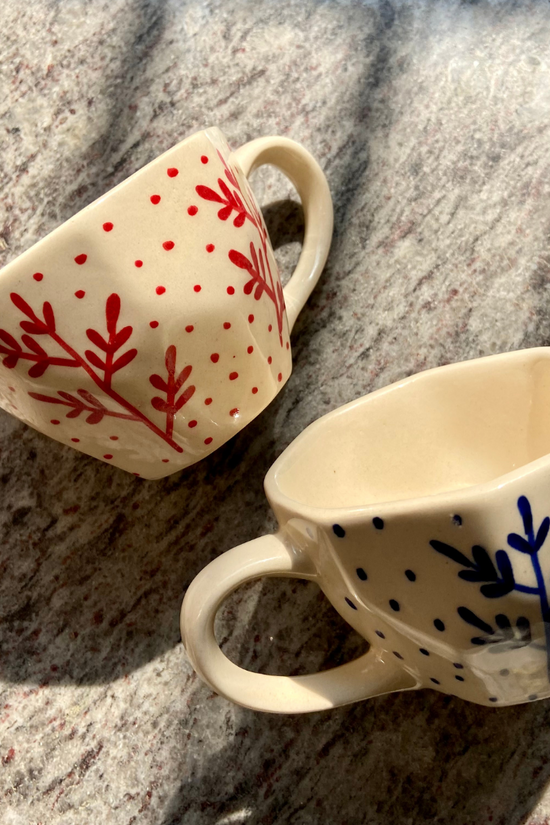 fall leaf mugs made by ceramic 