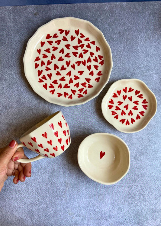 Ceramic Plate, Mug & Bowl
