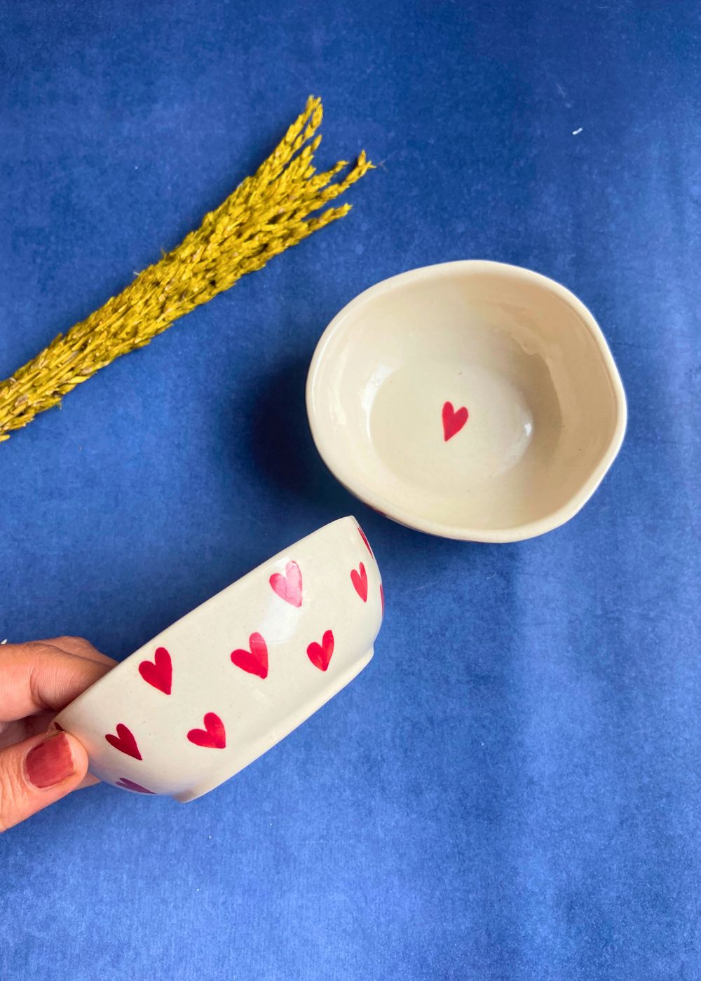 all heart bowl handmade in india 