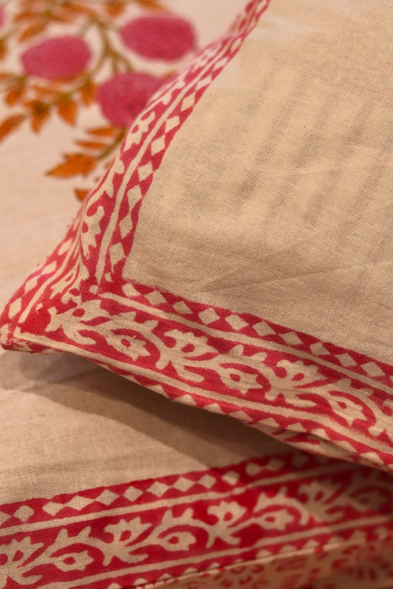 block printed bedsheet