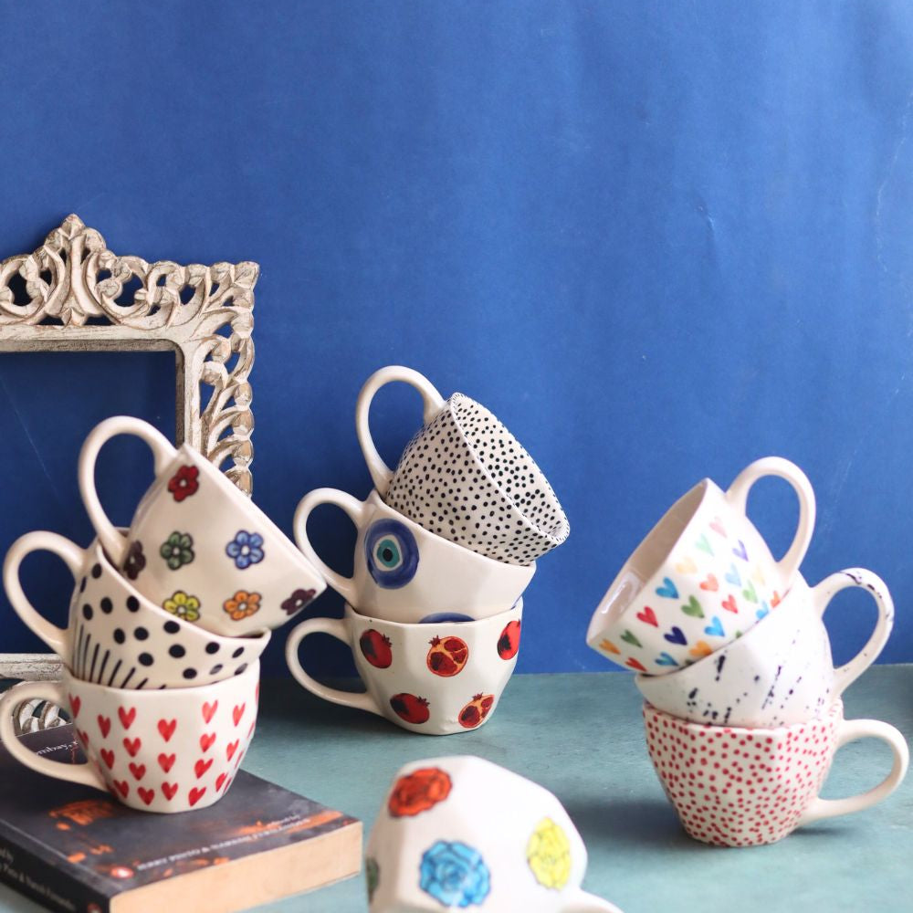 Set of 10 Best Selling Mugs (For the Price of 7) made by ceramic