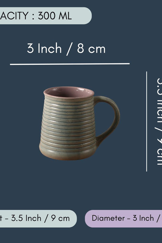 Sage & Grey Coffee Mug- Tall