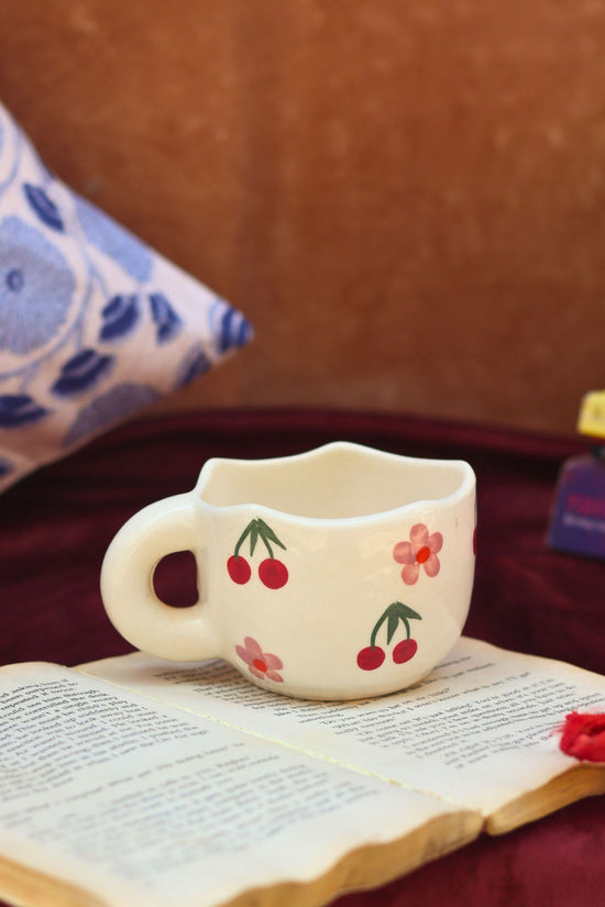 Cherry Fields Mug made by ceramic