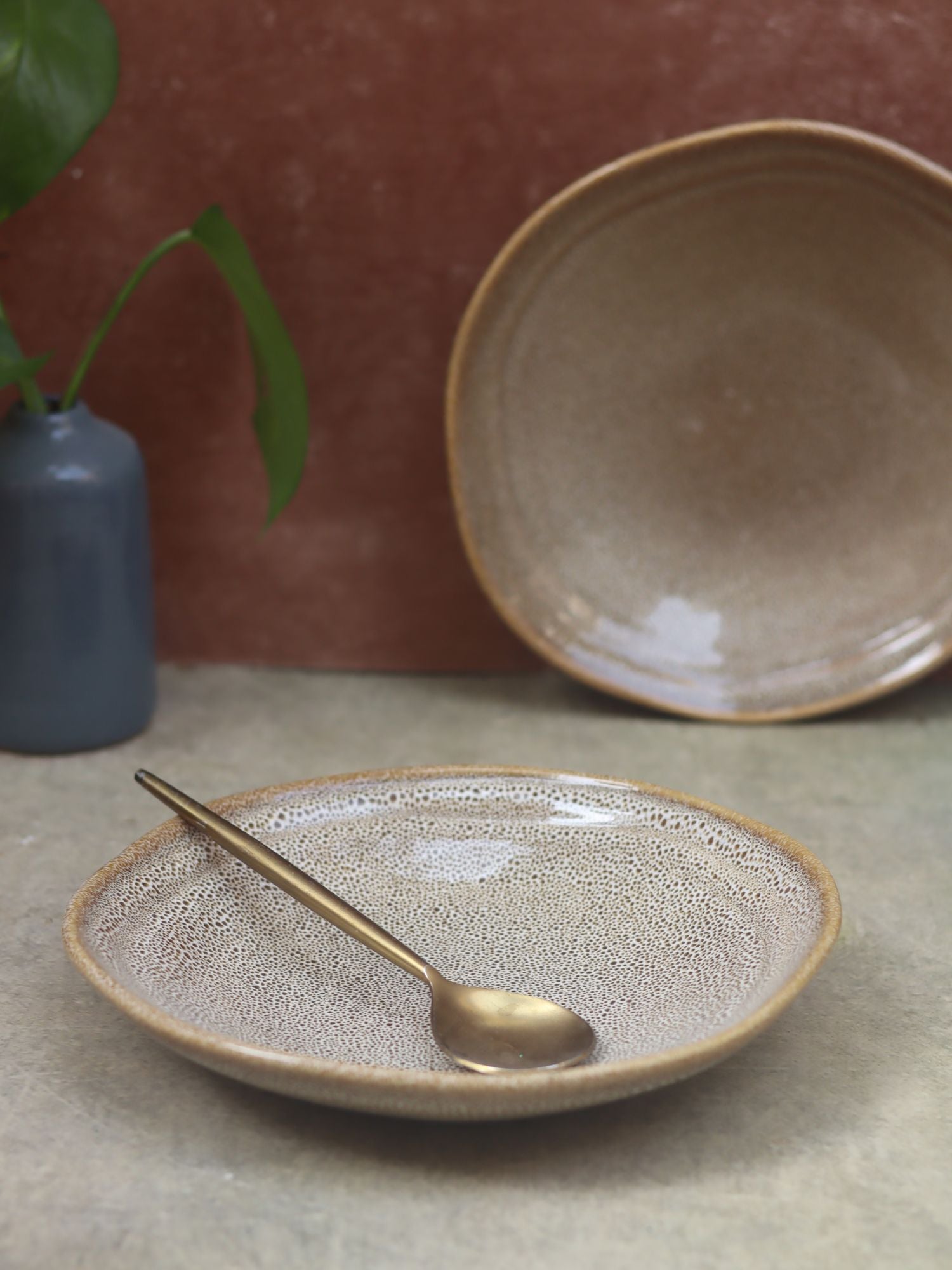 Beige Artisanal Pasta Plate with premium quality material