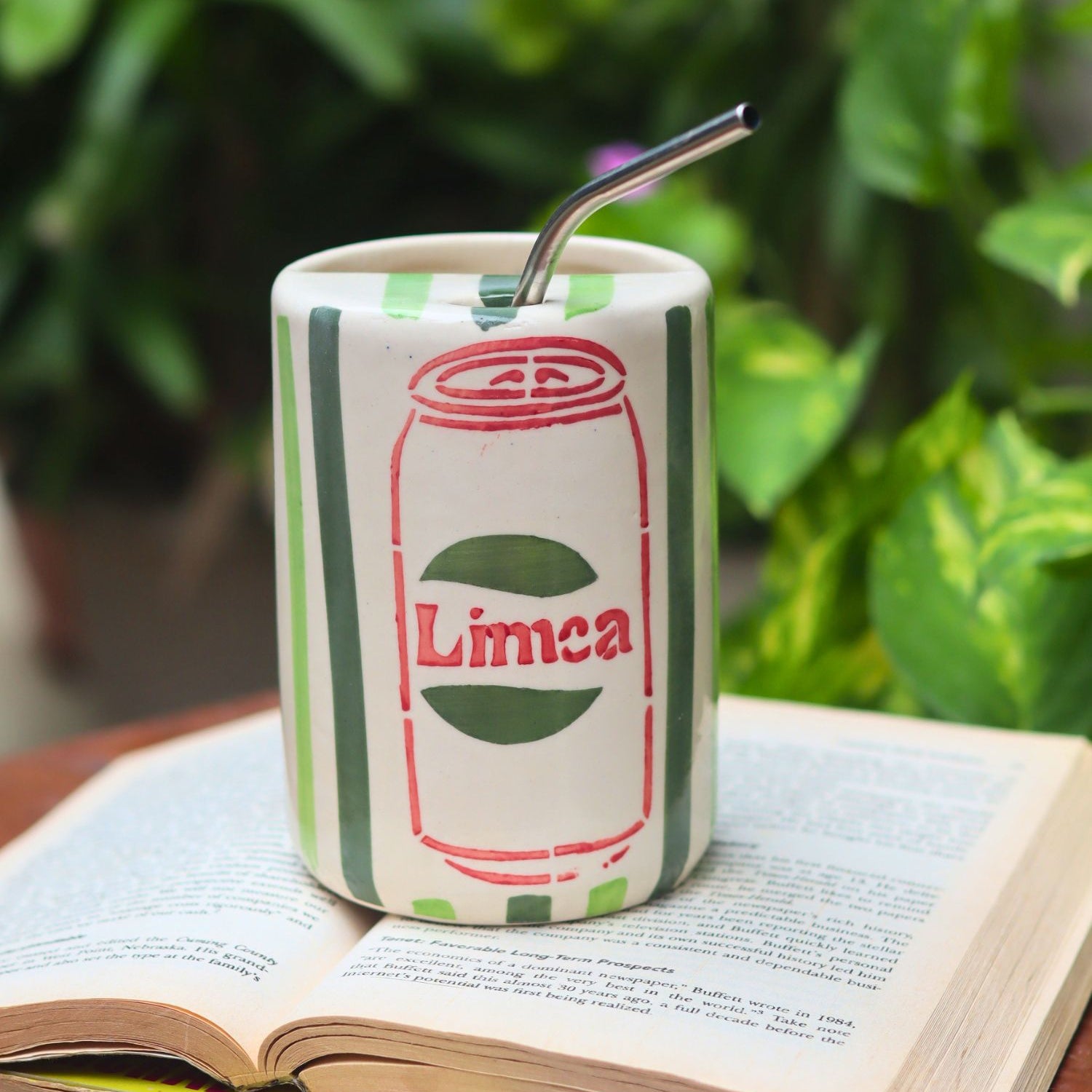 Limca Tumbler made by ceramic