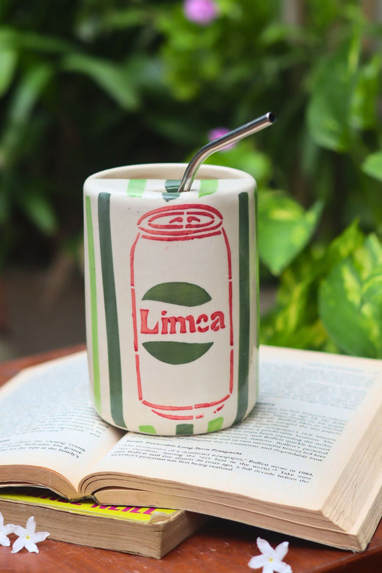 Limca Tumbler made by ceramic