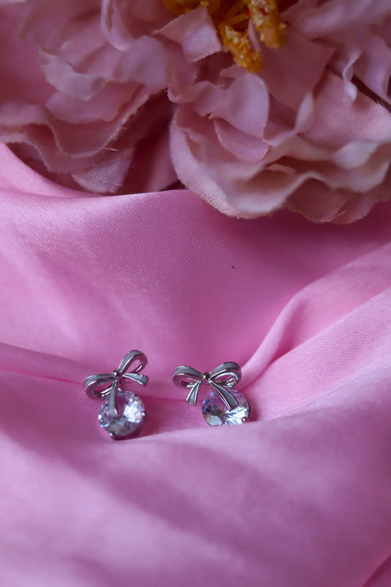 waterproof Silver Charm Earrings
