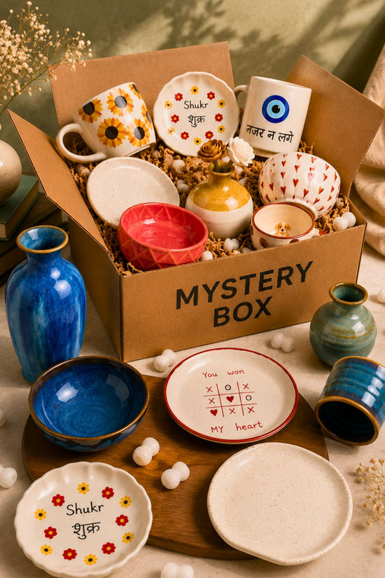 Ceramic mystery box worth  Rs.1299/- for Rs.999/-