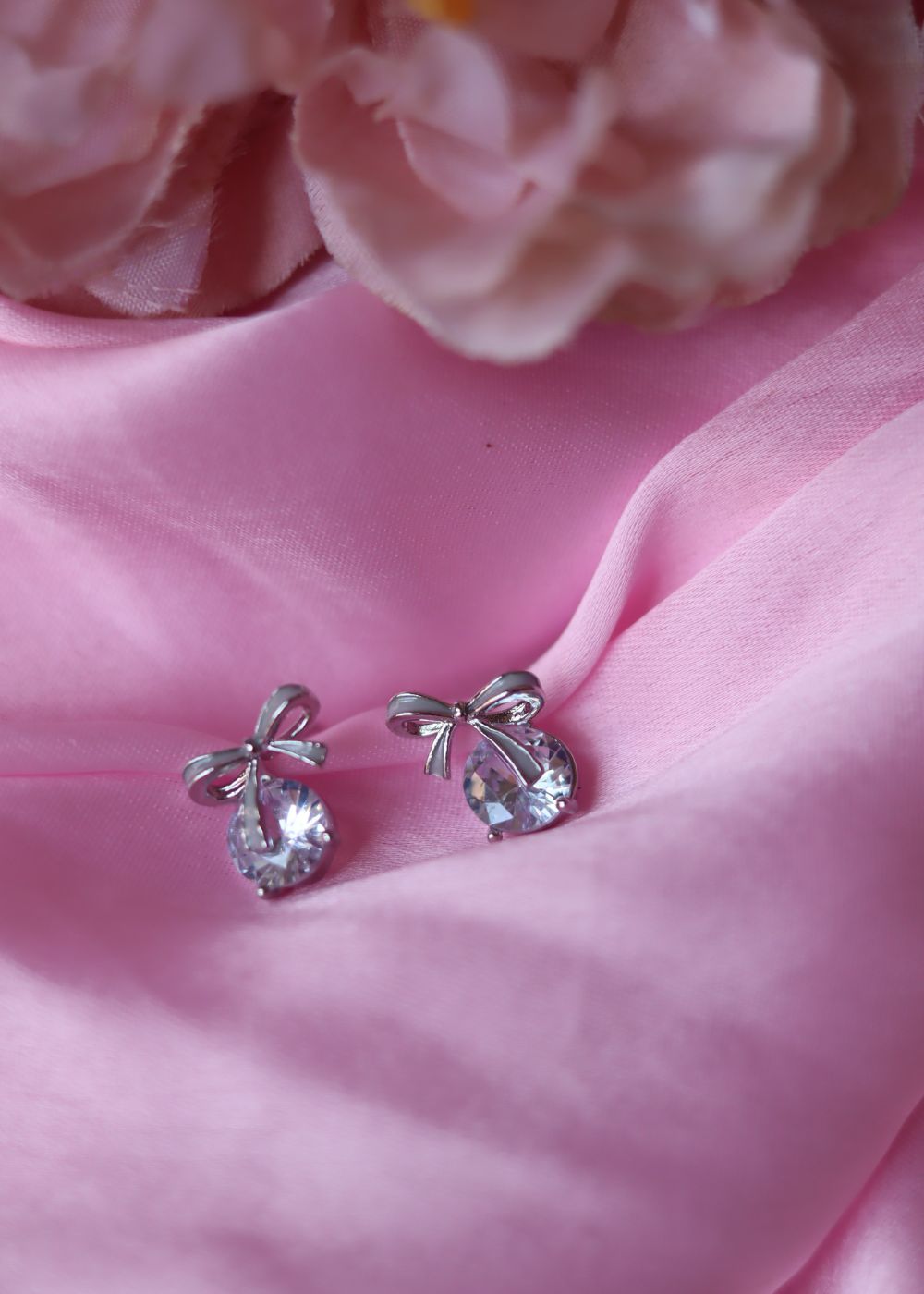 Silver Charm Earrings handmade with premium quality material