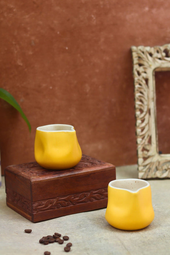 handmade Milk Pourer - Yellow