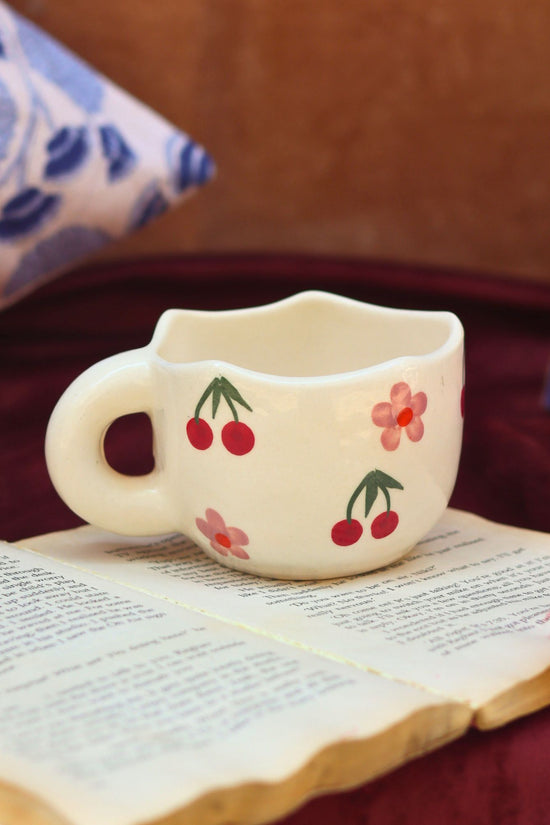 Handmade Cherry Fields Mug