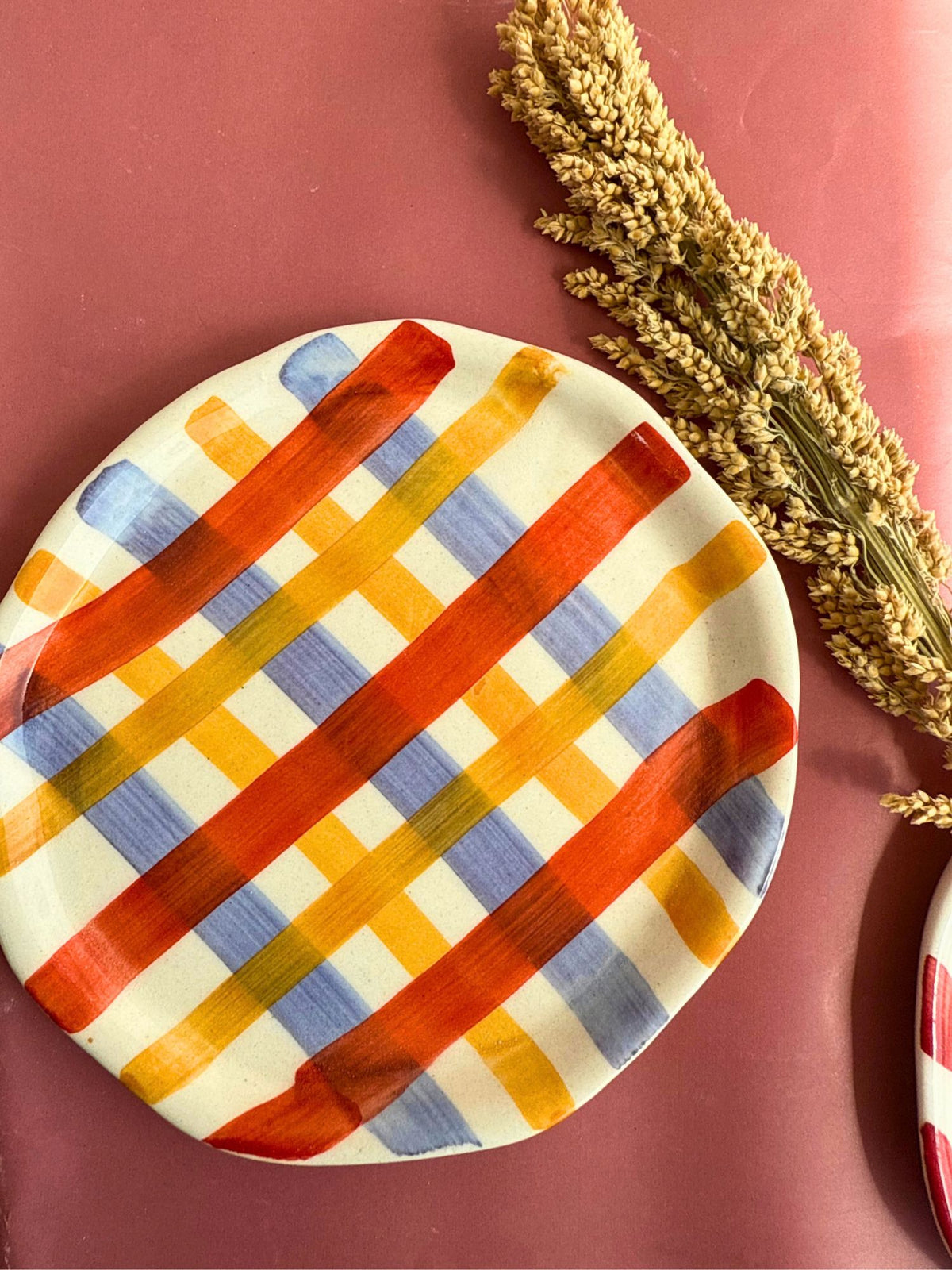 Candy Land Dessert Plate handmade in india