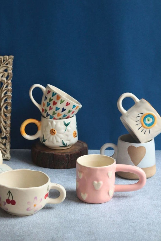 Set of 6 Berry & Bloom Love Mugs (for the price of 5) with premium quality material
