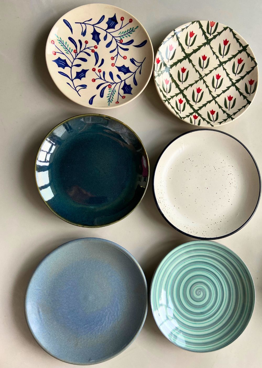 set of 6 hotselling snack plate (for the price of 5) made by ceramic