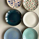 set of 6 hotselling snack plate (for the price of 5) made by ceramic