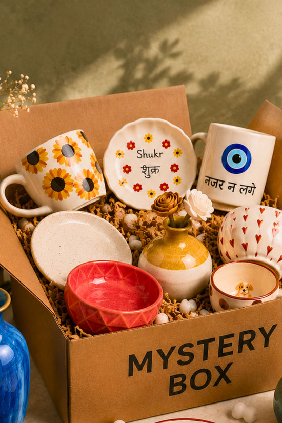 Ceramic mystery box worth  Rs.799/- for Rs.499/-