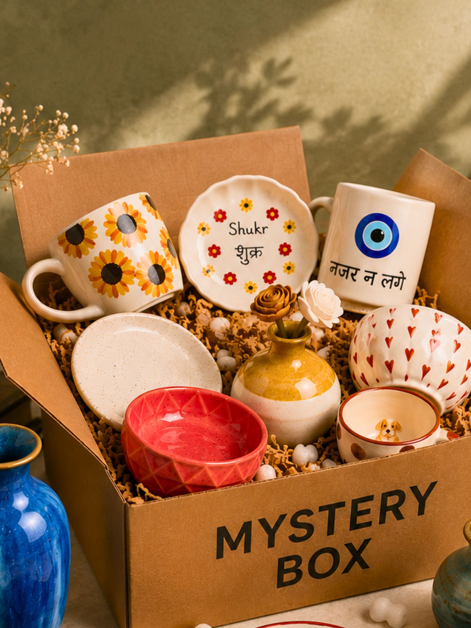 Ceramic mystery box worth  Rs.799/- for Rs.499/-