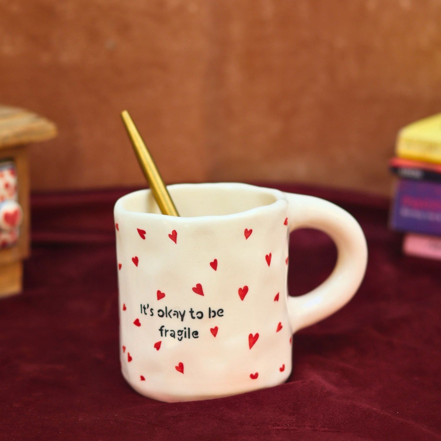 handmade Fragile Mug