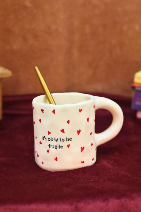 handmade Fragile Mug