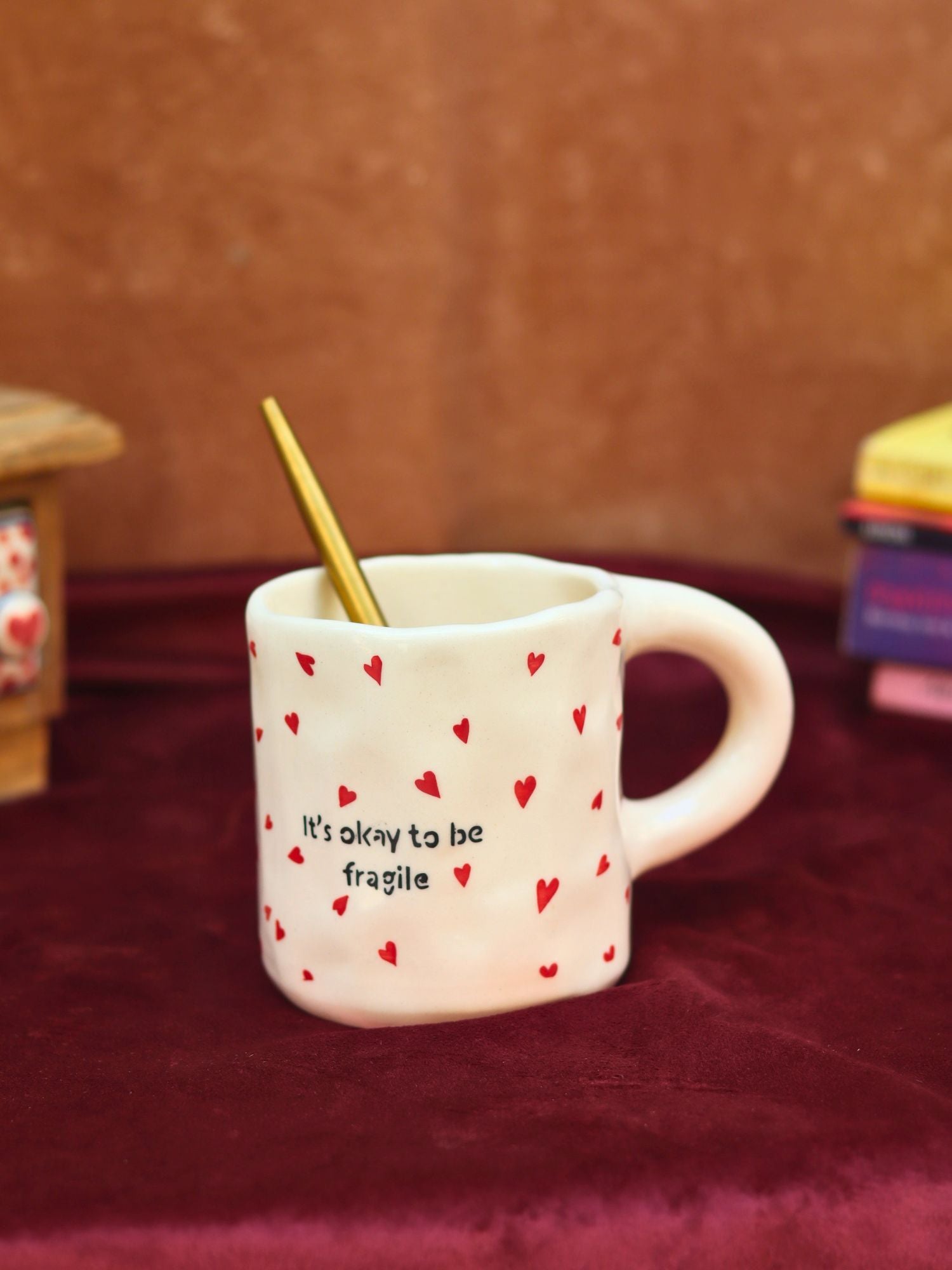 handmade Fragile Mug