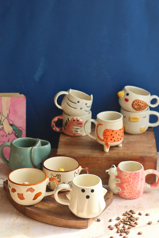 Set of 10 Mystic Animal Mugs (for the price of 7) with premium quality material