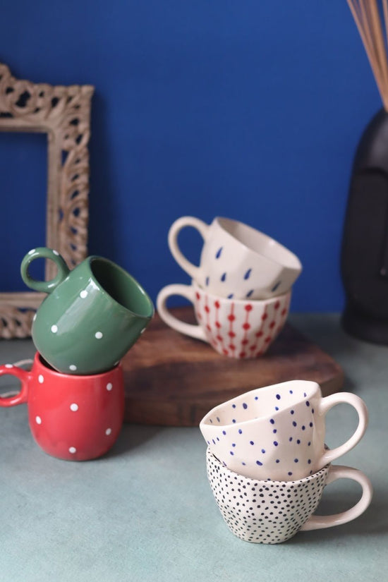 handmade Set of 6 Polka Love Combo (for the price of 5)