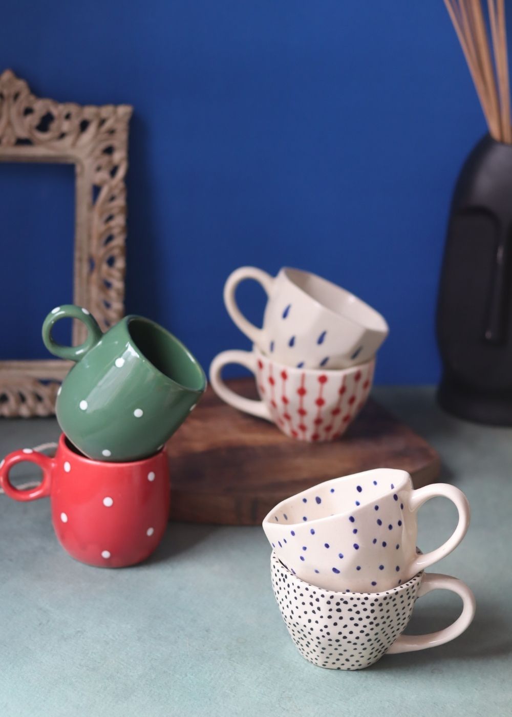 handmade Set of 6 Polka Love Combo (for the price of 5)