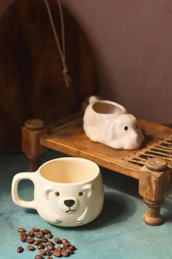 Set of 2 - Bark & Brew Combo made by ceramic
