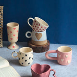 Set of 6 Love Brew Mugs (for the price of 5) made by ceramic